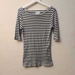 Michael Stars from Anthropologie long stripped top  3/4 sleeves size M
